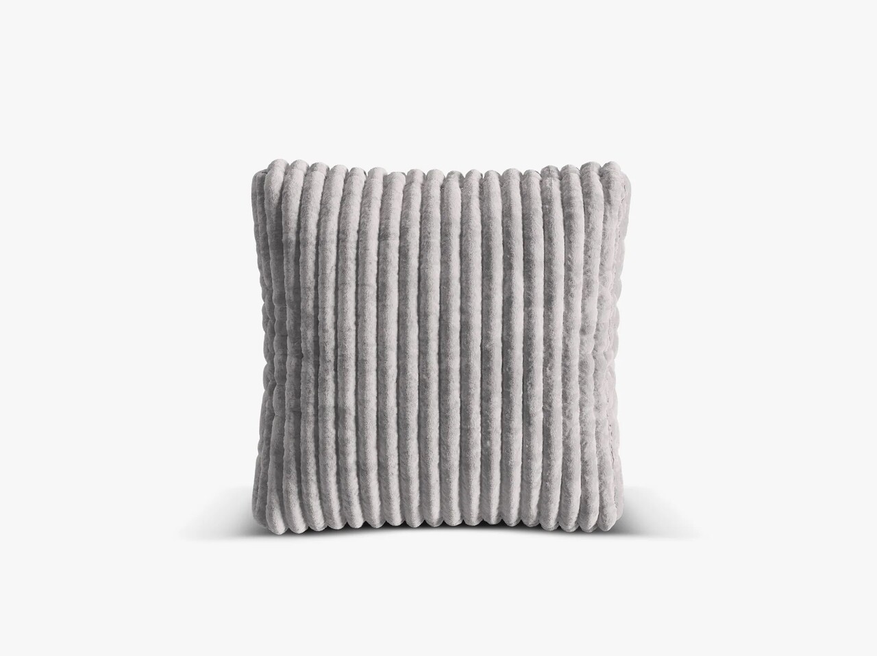 Perna decorativa, Martina-212, Micadoni Home, 55x55 cm, velur, gri deschis - imagine 4